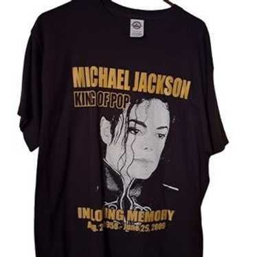ミュージシャン MichaelJackson In Loving Memory 2009 Tee Michael Jackson In Loving Memory 2009 RIP Shirt Medium