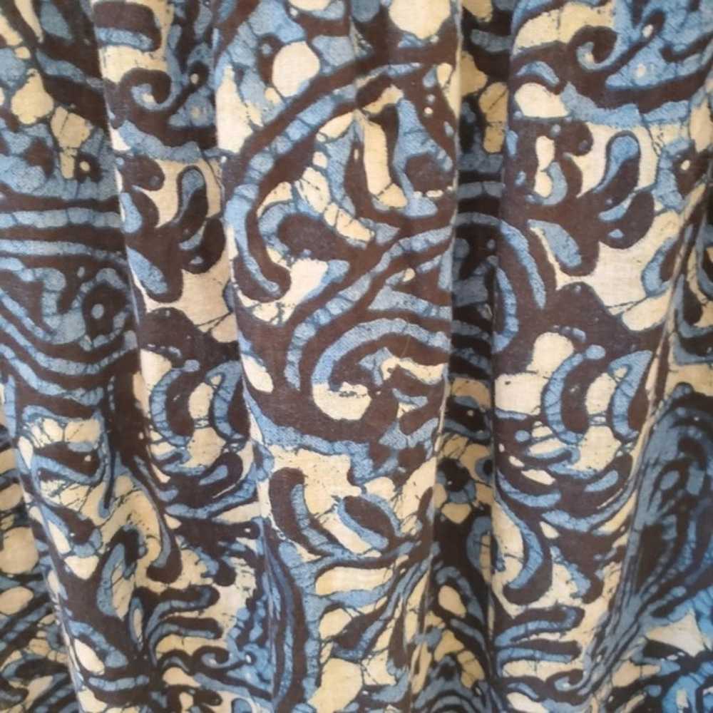 Michael Kors Medium Blue Mixed Pattern Shift Dres… - image 4