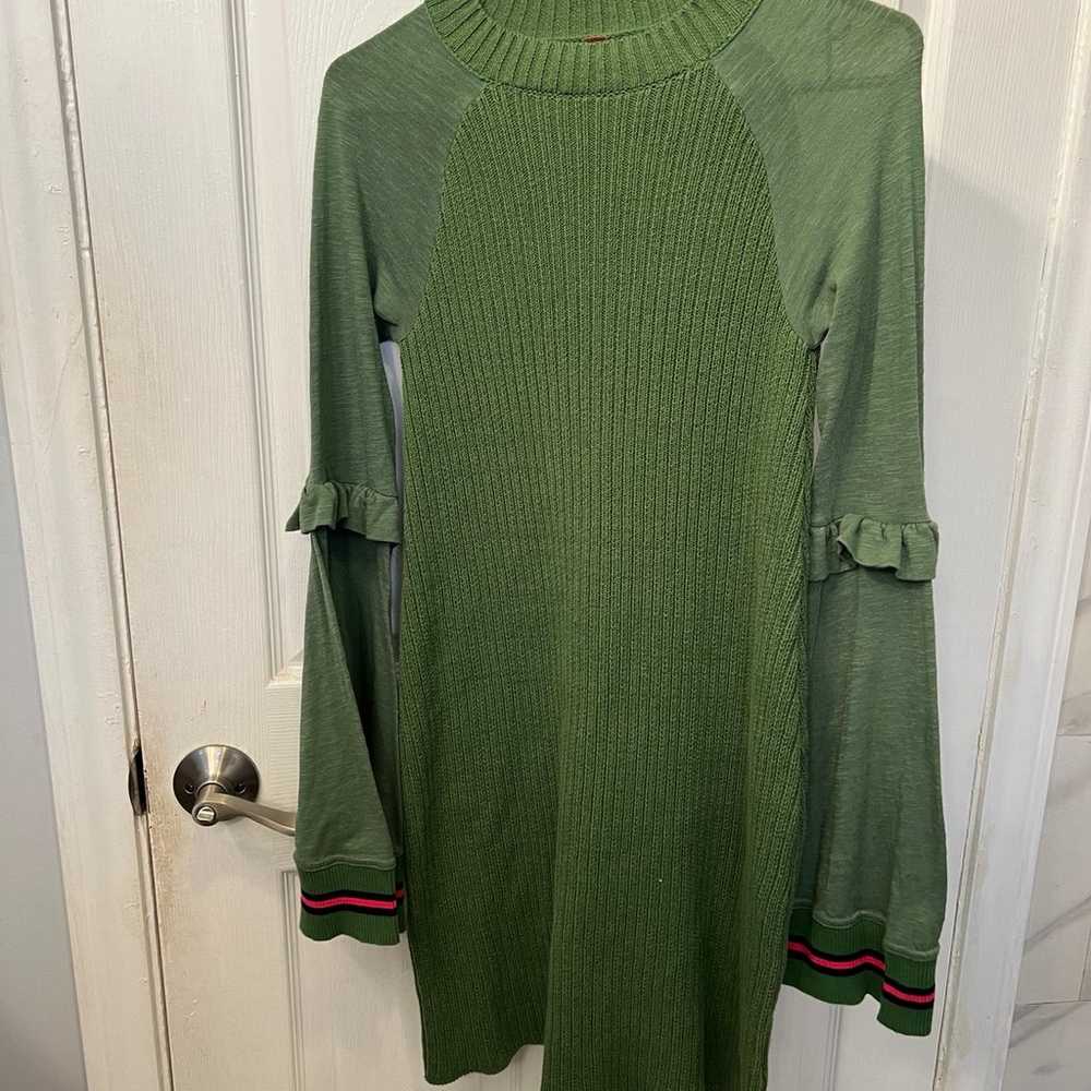 Free People Zou Bisou Knit Sweater Dress, Size XS… - image 2