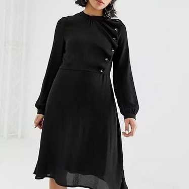 Vero Moda Women's Black Long Sleeve Side Button U… - image 1