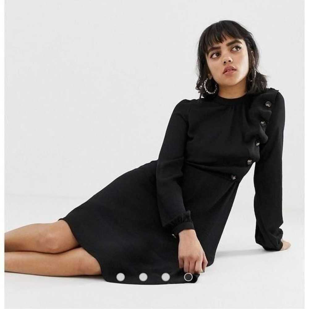 Vero Moda Women's Black Long Sleeve Side Button U… - image 4