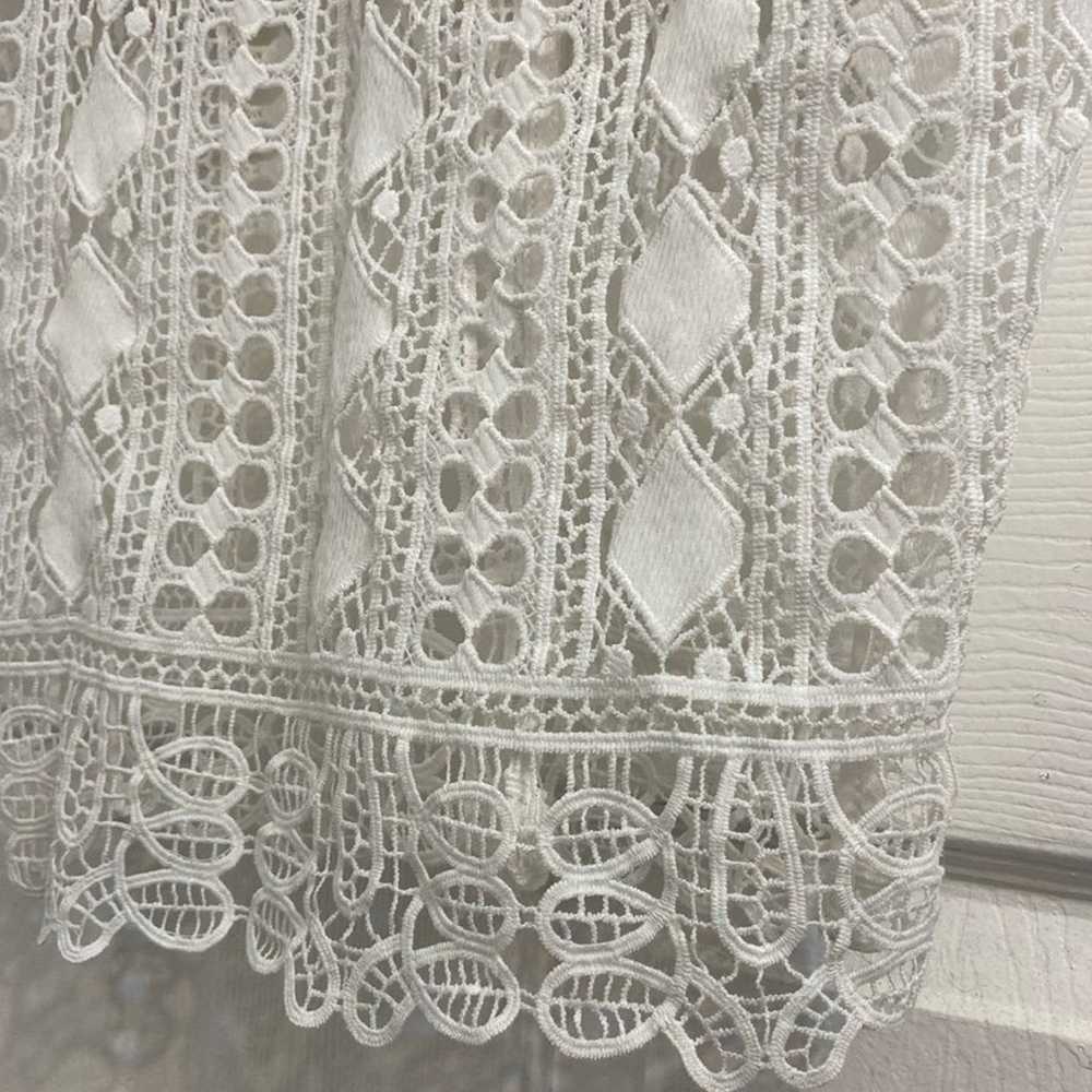Chi Chi London White Embroidery Maxi Dress (Q) - image 4