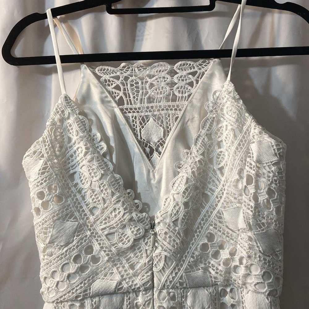 Chi Chi London White Embroidery Maxi Dress (Q) - image 6