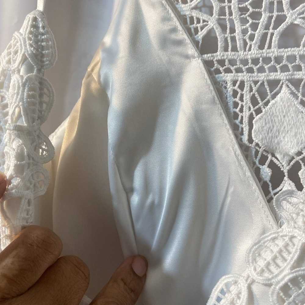 Chi Chi London White Embroidery Maxi Dress (Q) - image 7
