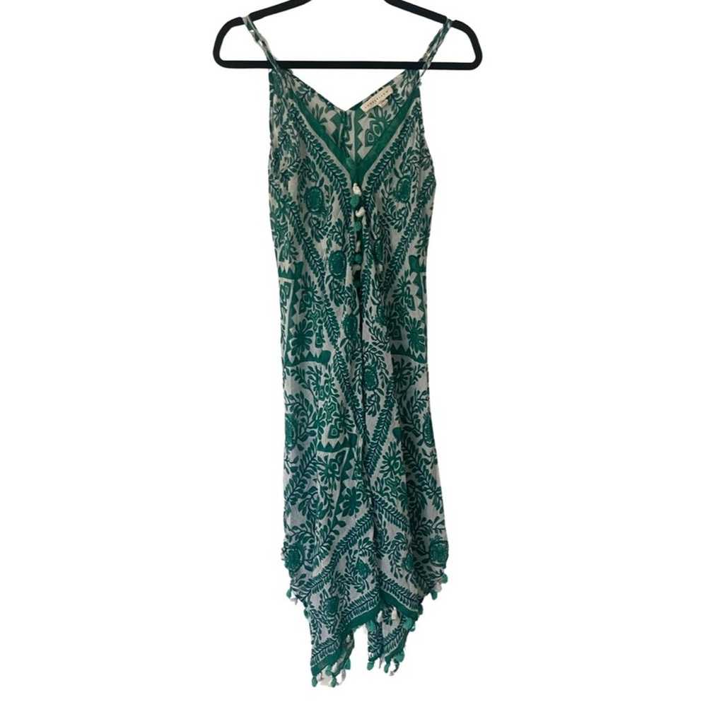 Love Stitch Floral Print Flowy Dress Swimsuit Cov… - image 1