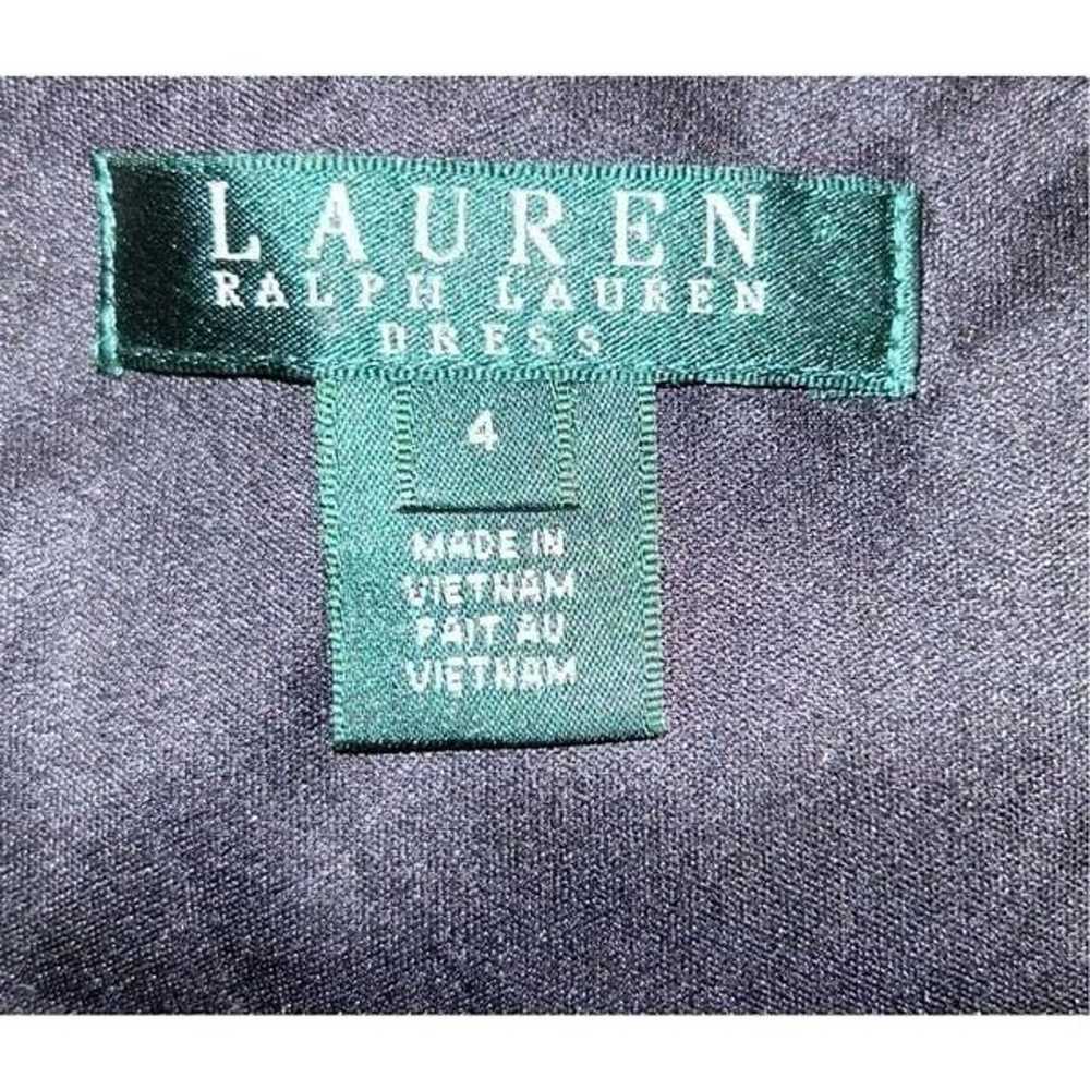 Lauren Ralph Lauren Womens Sz 4 Dress Black White… - image 4