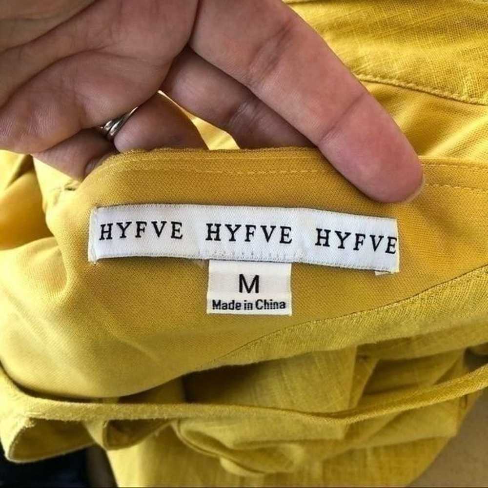 HYFVE Yellow Lime Halter Tiered Mini Dress Summer… - image 8
