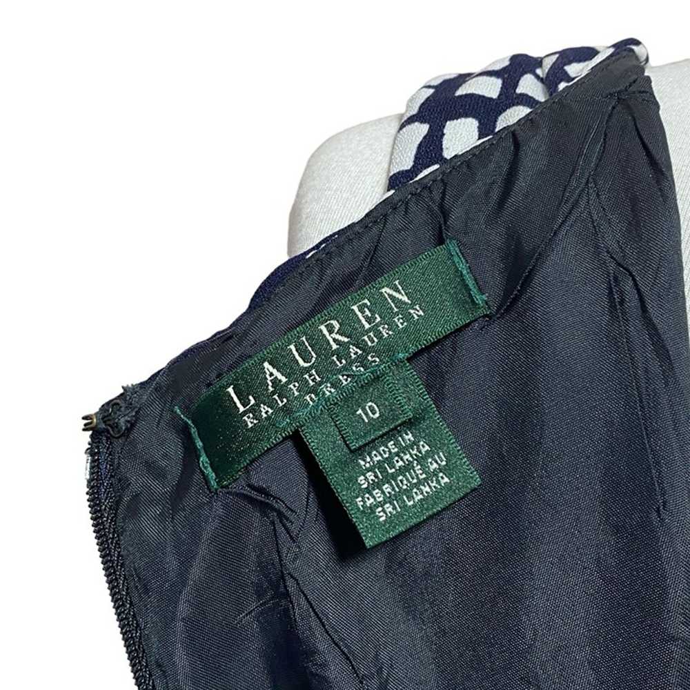 Lauren Ralph Lauren Size 10 Black and White Sress - image 3