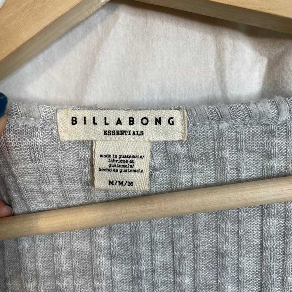 BILLABONG  Longsleeve Ribbed Grey Medium Sweater … - image 2
