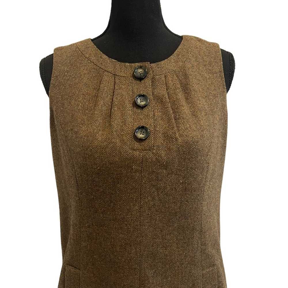 Michael Kors Wool Tweed Mini Shift Sleeveless Dre… - image 4