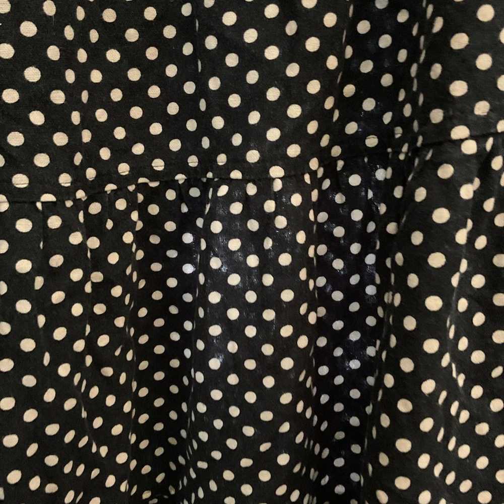 Tommy Hilfiger Blue and White Polka Dot Linen Ble… - image 5