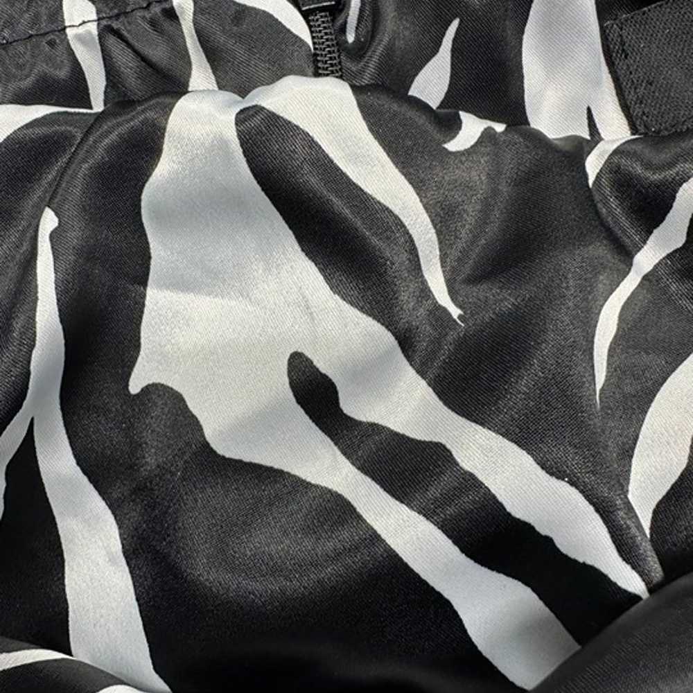 Snap Strapless Zebra Print Mini Dress (20W) - image 6