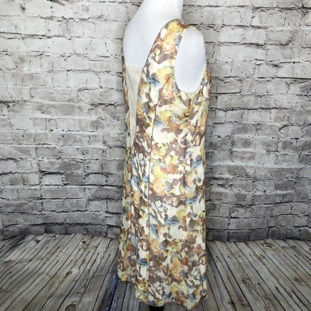 Sundance Floral Sleeveless Silk Dress - image 10