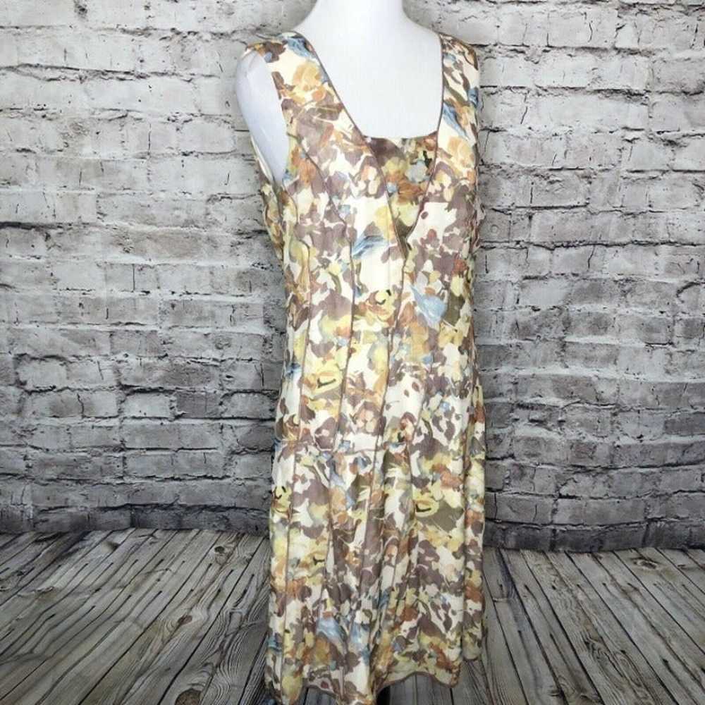 Sundance Floral Sleeveless Silk Dress - image 11