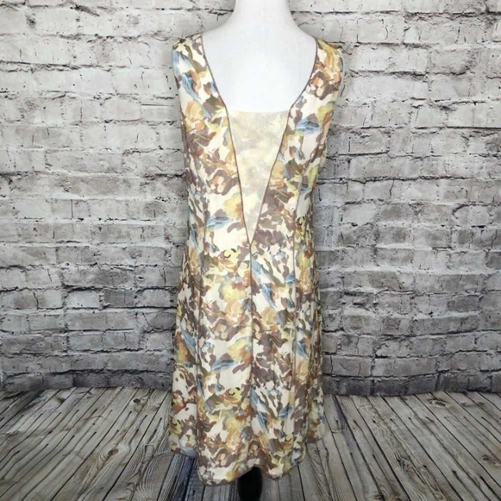 Sundance Floral Sleeveless Silk Dress - image 8