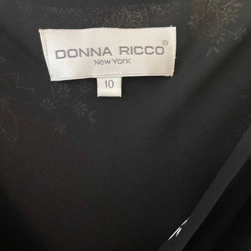 Donna Ricco Black & White Floral Dress - image 5