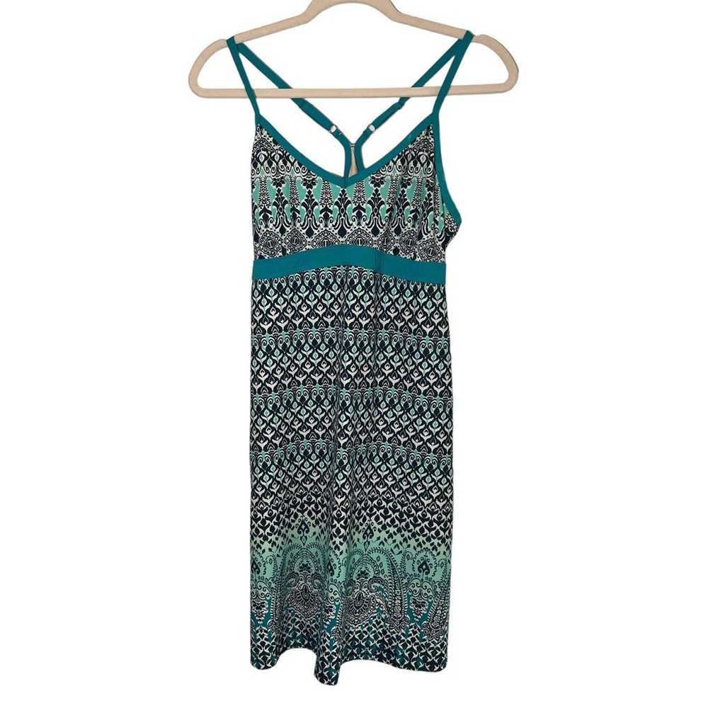 Athleta Shorebreak Dress Figi Green Bombay Paisle… - image 2