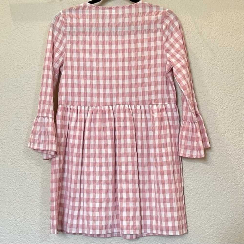 Urban Outfitters Pink Gingham Babydoll Dress sz XS - image 9
