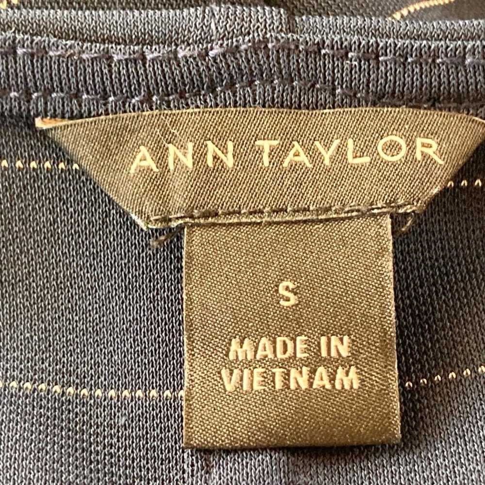 Ann Taylor Navy Twist Front Short Sleeve Sheath D… - image 7