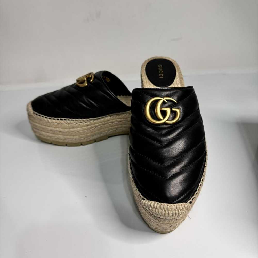 Gucci Leather espadrilles - image 3