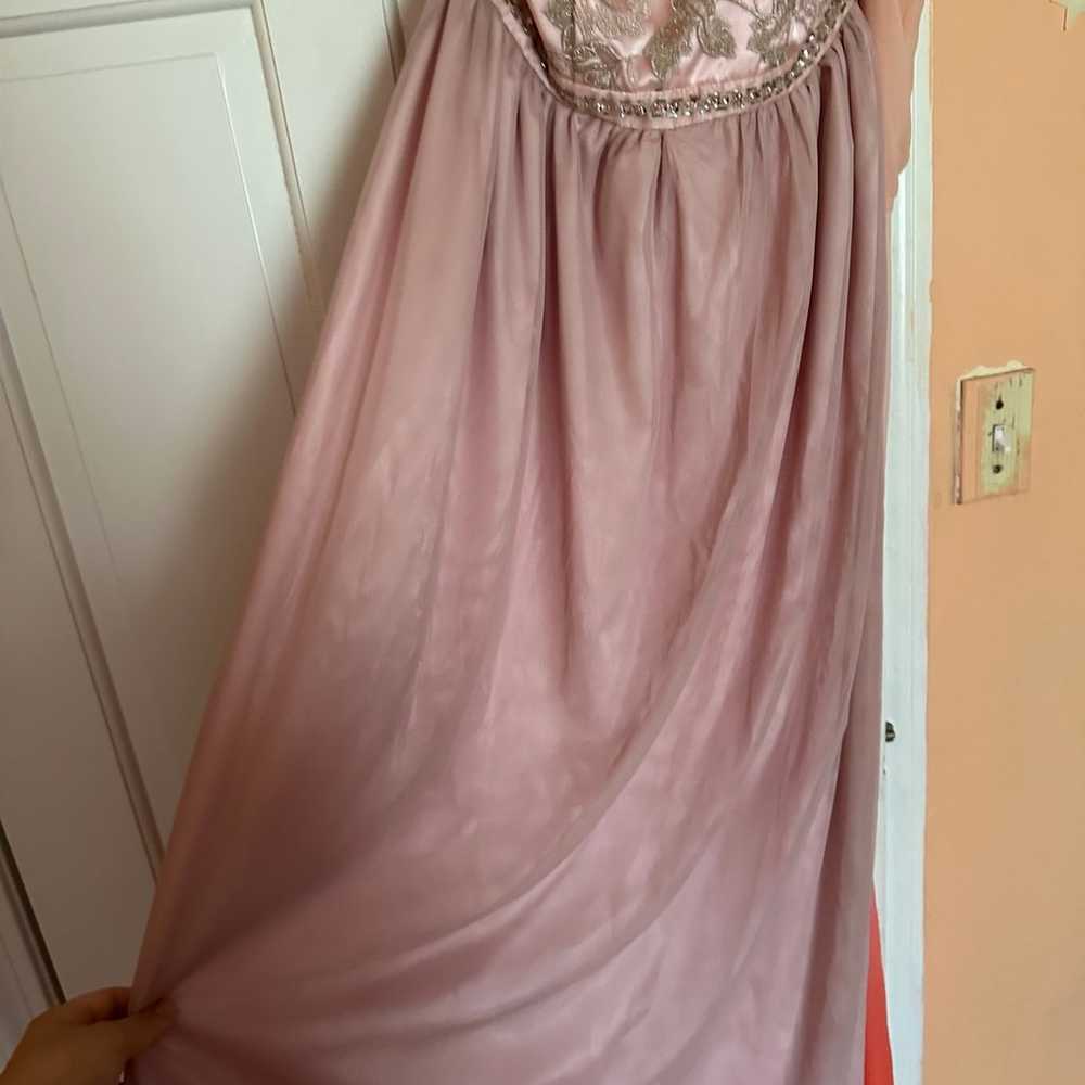 Pink maxi dress - image 3