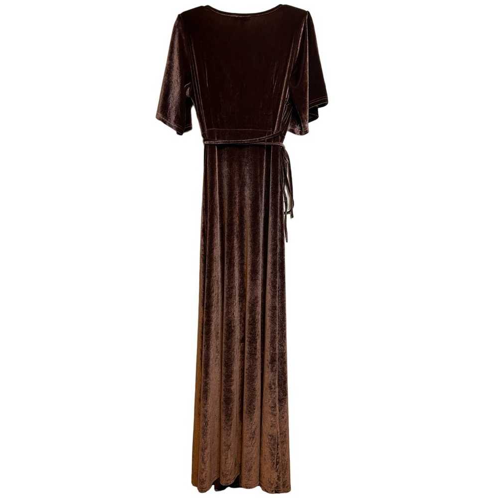 Baltic Born Spice Meghan Velvet Wrap Dress - Size… - image 2