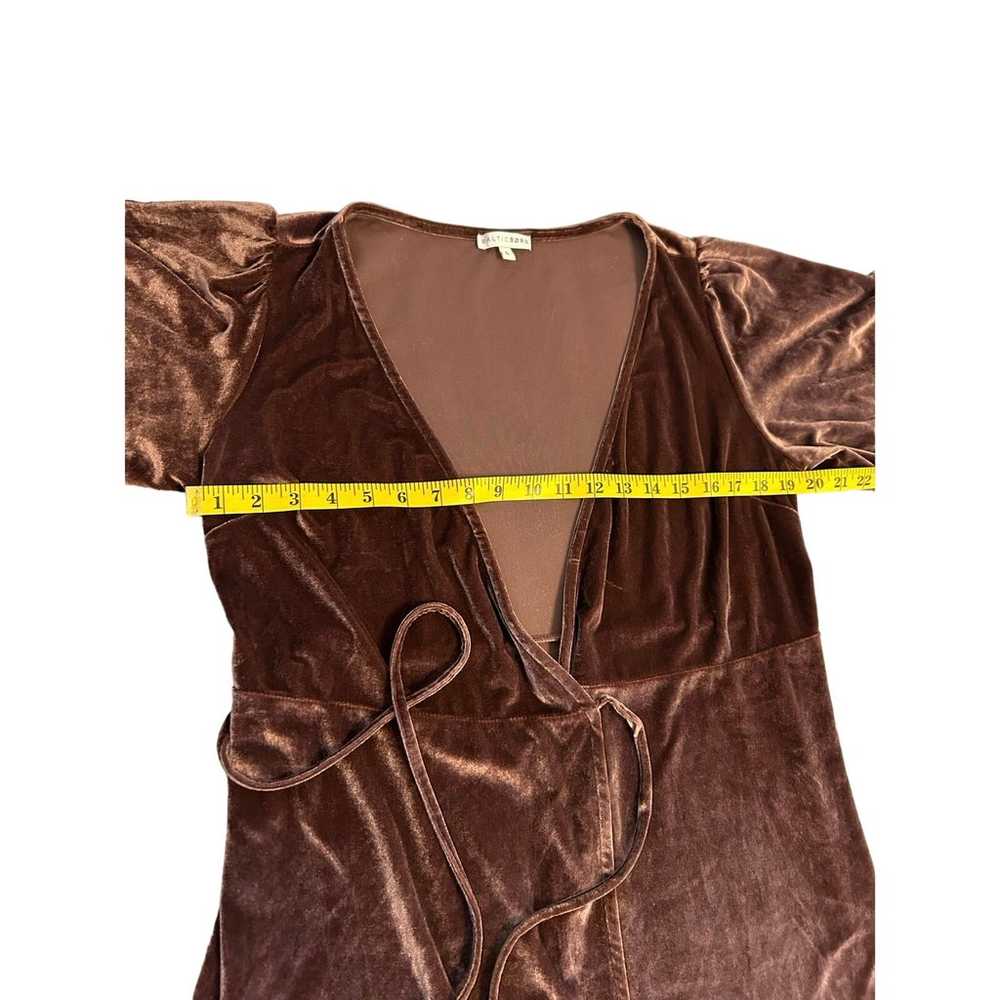 Baltic Born Spice Meghan Velvet Wrap Dress - Size… - image 5