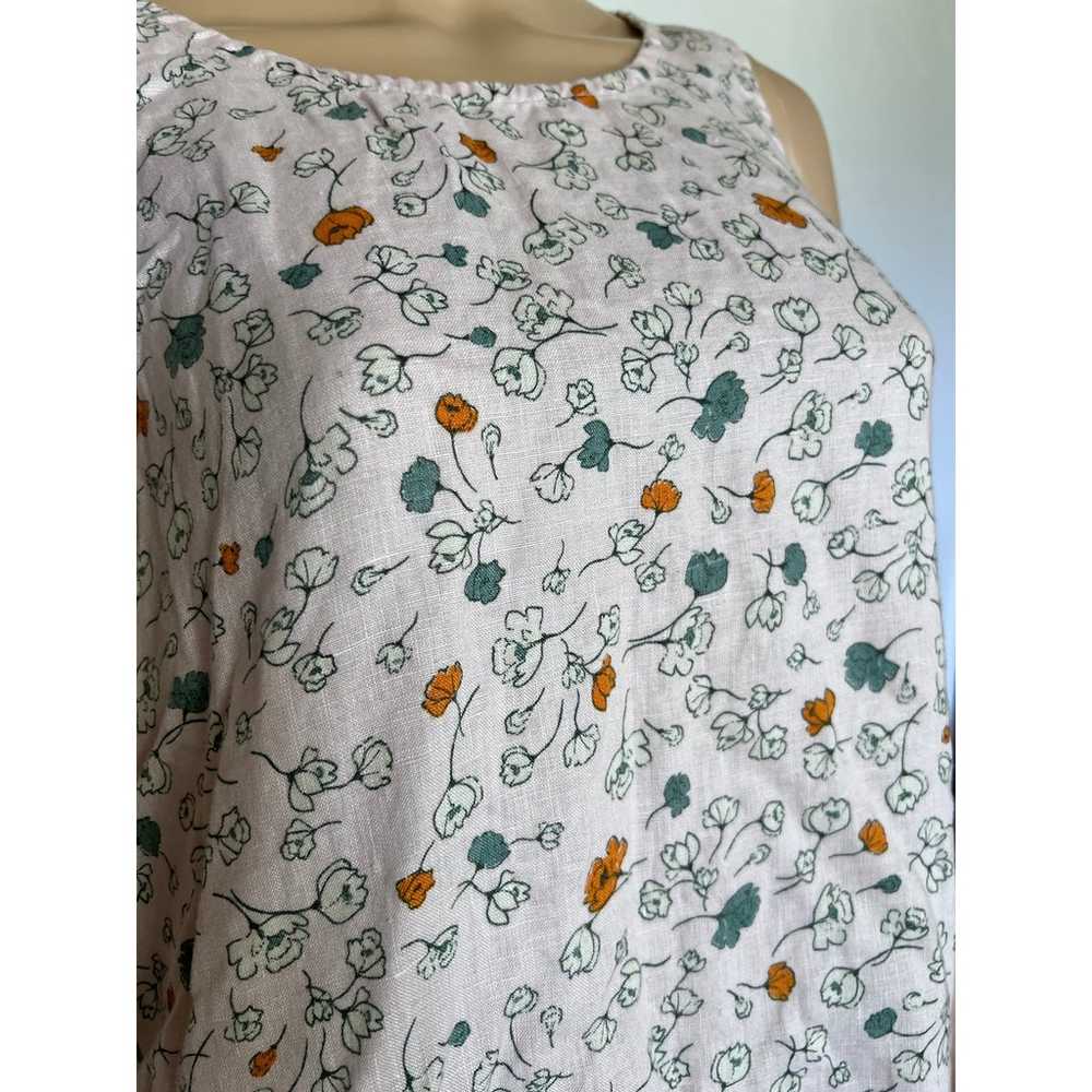 Cynthia Rowley Casual Dress 100% Linen size S Sma… - image 2