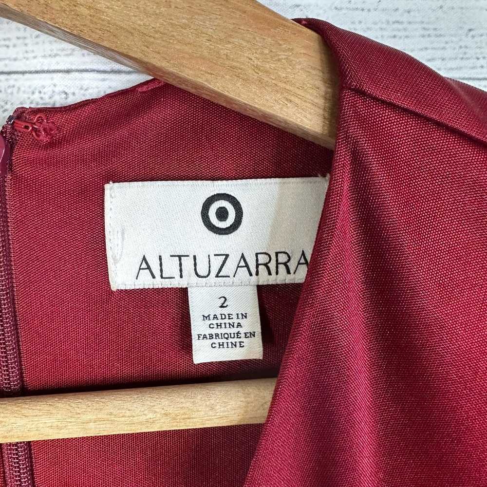 Altuzarra Target Womens size 2 Red Satin Wrap Dre… - image 7