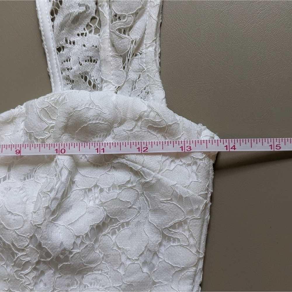 Lulu's white lace bridal gown size small - image 4