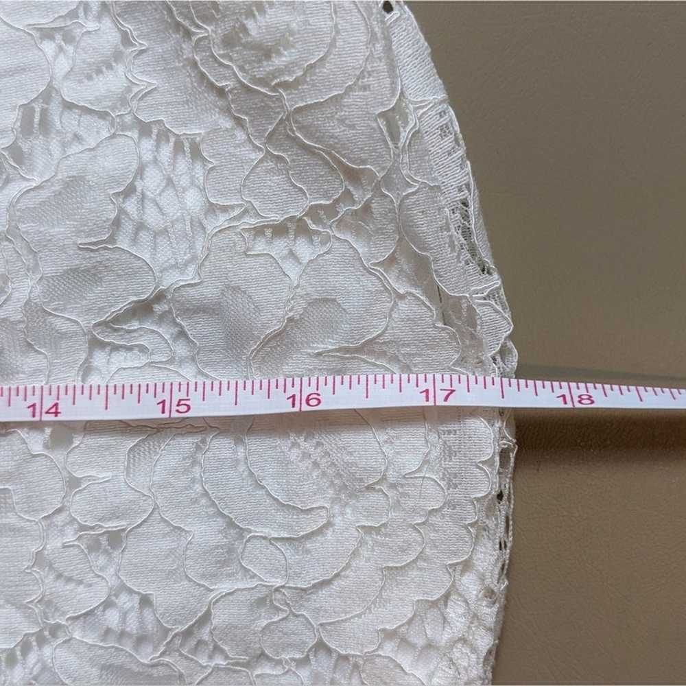 Lulu's white lace bridal gown size small - image 6