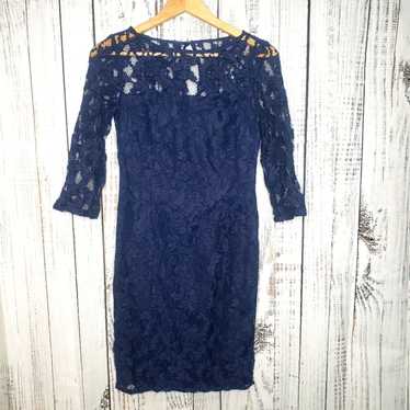 NWT Navy Aiden Matox Lace cocktail dress - image 1