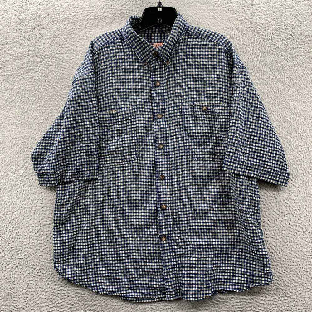 CO Duluth Trading Co Shirt Mens XL Button Up Plai… - image 1