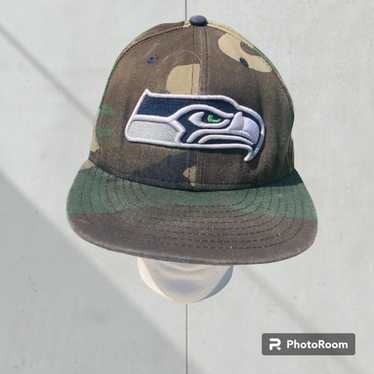 NFL Nfl Seattle Seahawks Camo Colored Fitted Hat … - image 1