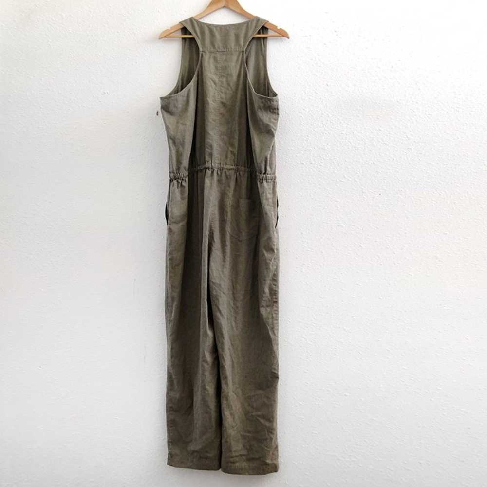 PRANA Sleeveless Henley Jumpsuit XL Size - image 2