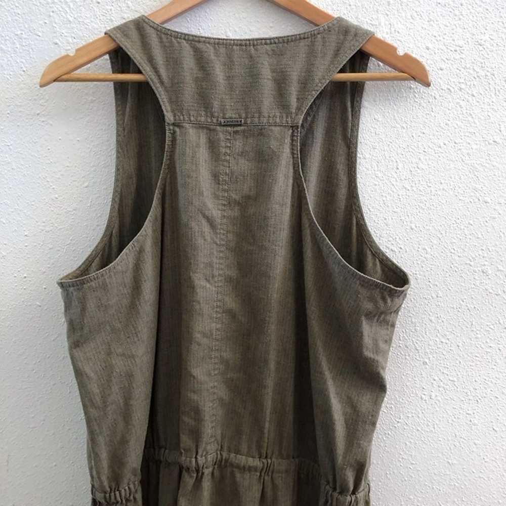 PRANA Sleeveless Henley Jumpsuit XL Size - image 3