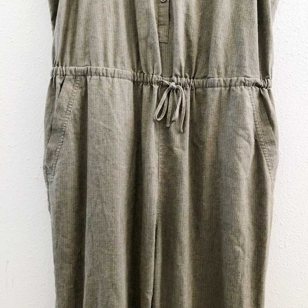 PRANA Sleeveless Henley Jumpsuit XL Size - image 6