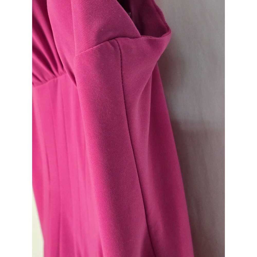 Joseph Ribkoff Dress 10 Drape Front Sleeveless Pl… - image 9