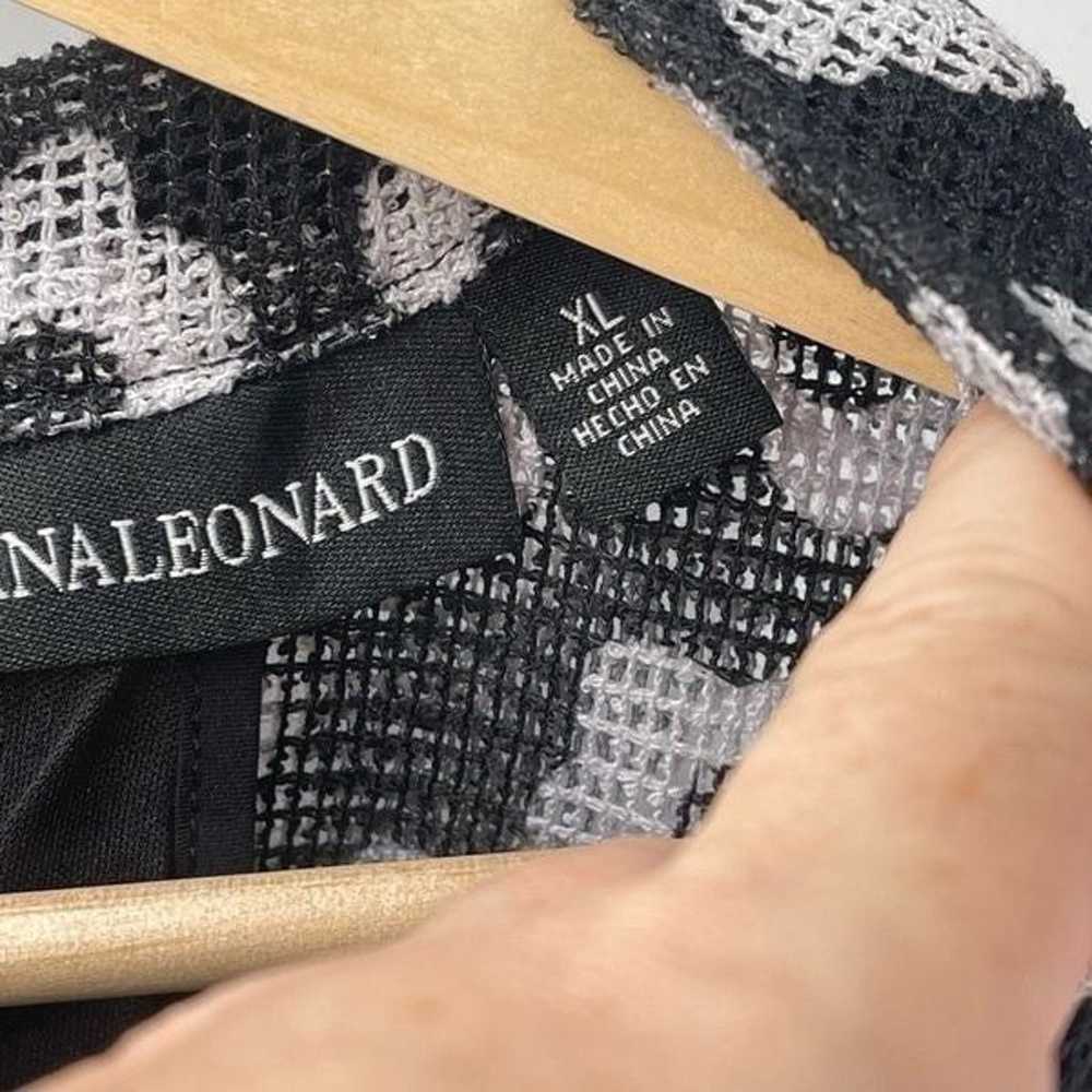 Nina Leonard Womens Floral Dress Zip Lined Mini S… - image 5