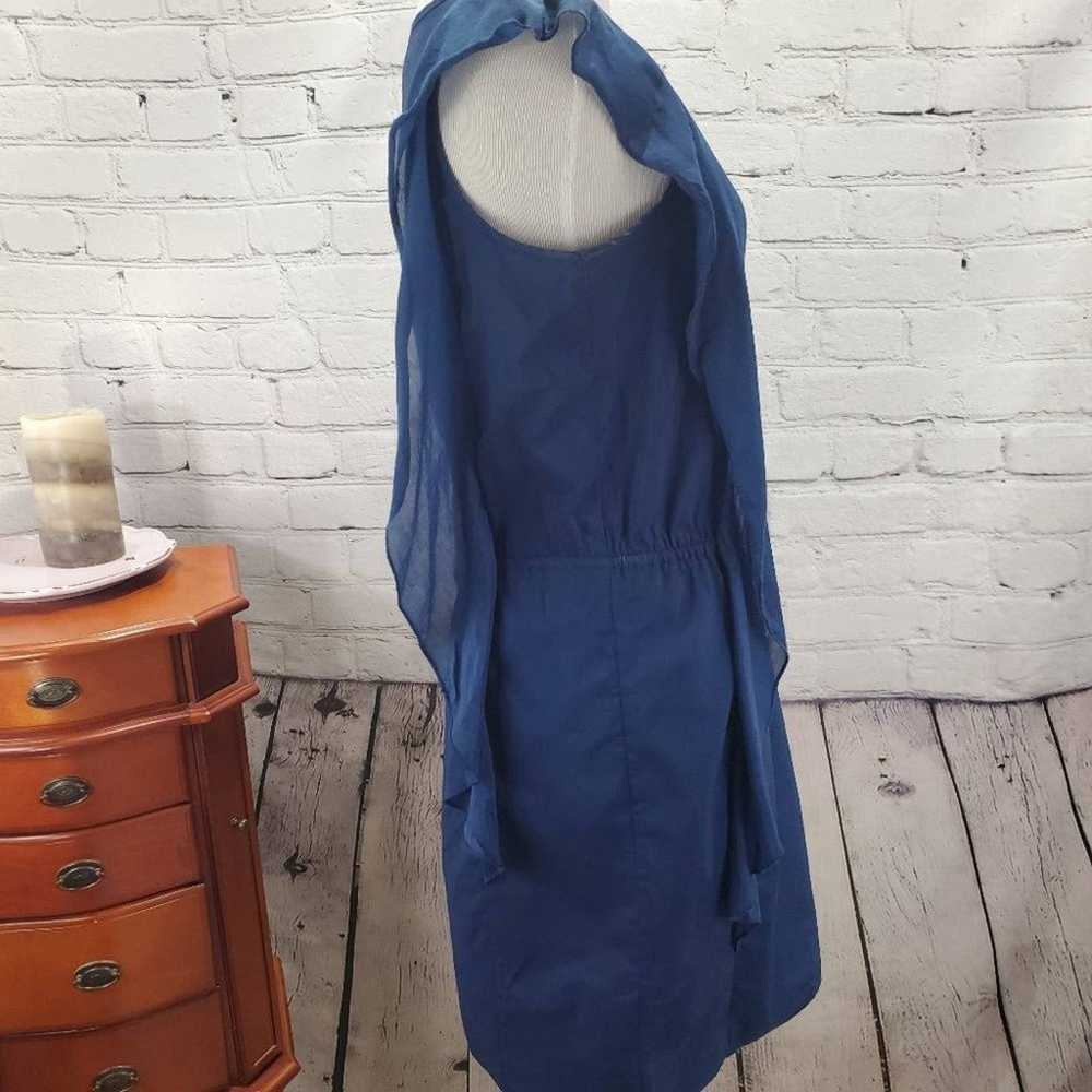 Gap Silk Blend Navy blue Cap sleeve Bodycon - image 10