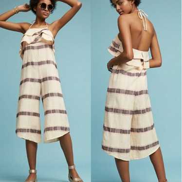 Anthropologie Saturday Sunday Stripe Gauzy Halter… - image 1