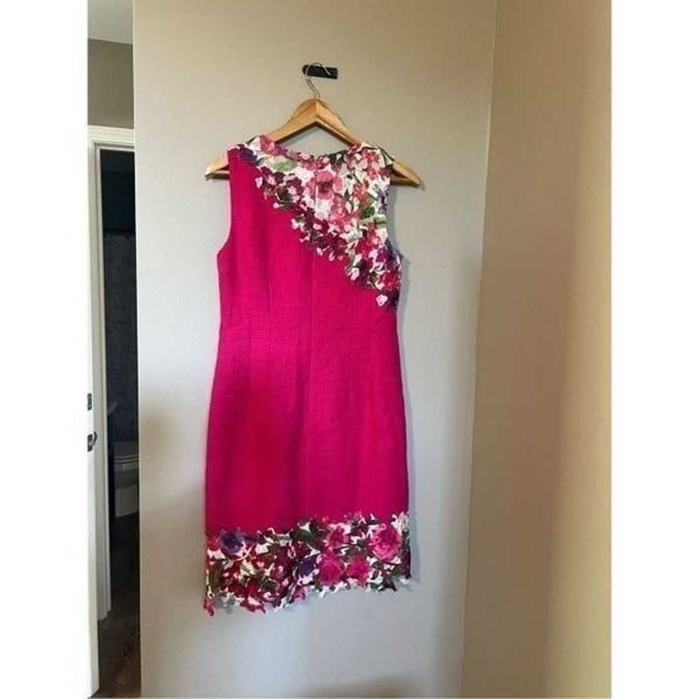 Karl Lagerfeld Women’s Size 6 Sheath Dress Pink F… - image 5