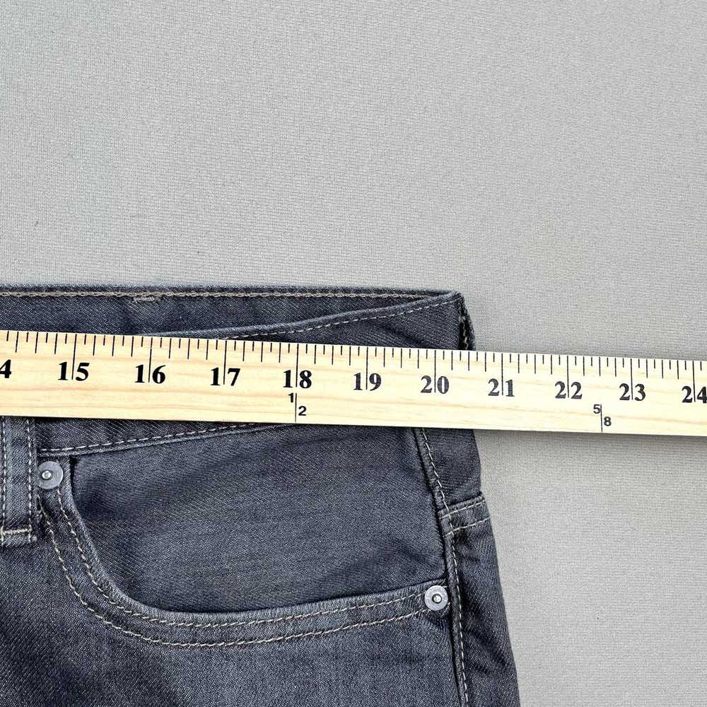 Levi's Levis 569 Jeans Mens 40x30 Gray Denim Loos… - image 9
