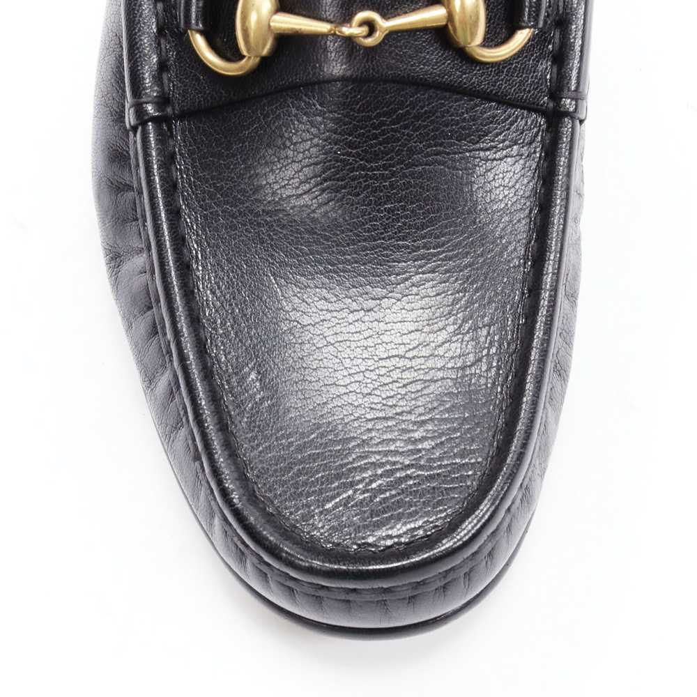 Gucci new GUCCI Quentin Nero black leather gold H… - image 7