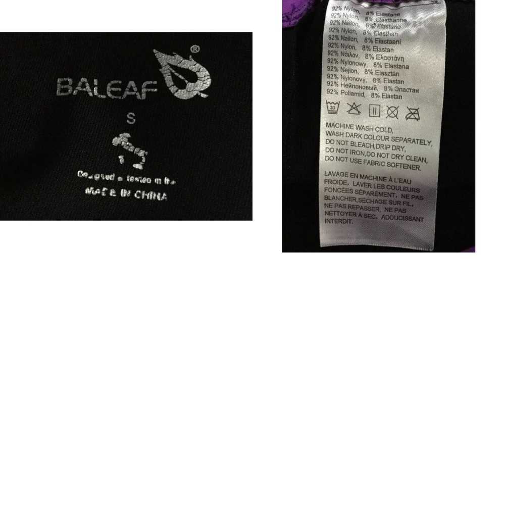 All Black BALEAF Women's Small Black Purple Activ… - image 4