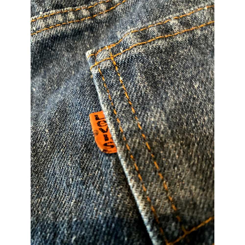 80's Levis 517 Orange Tab Bootcut Jeans – Size 36… - image 2