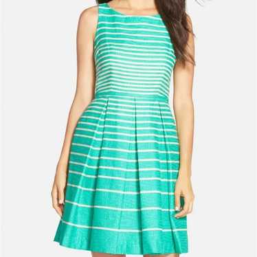 Taylor Striped Fit and Flare Sleeveless Striped P… - image 1