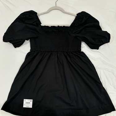 Cute Casual Flowy Spring/Summer Black Dress - image 1