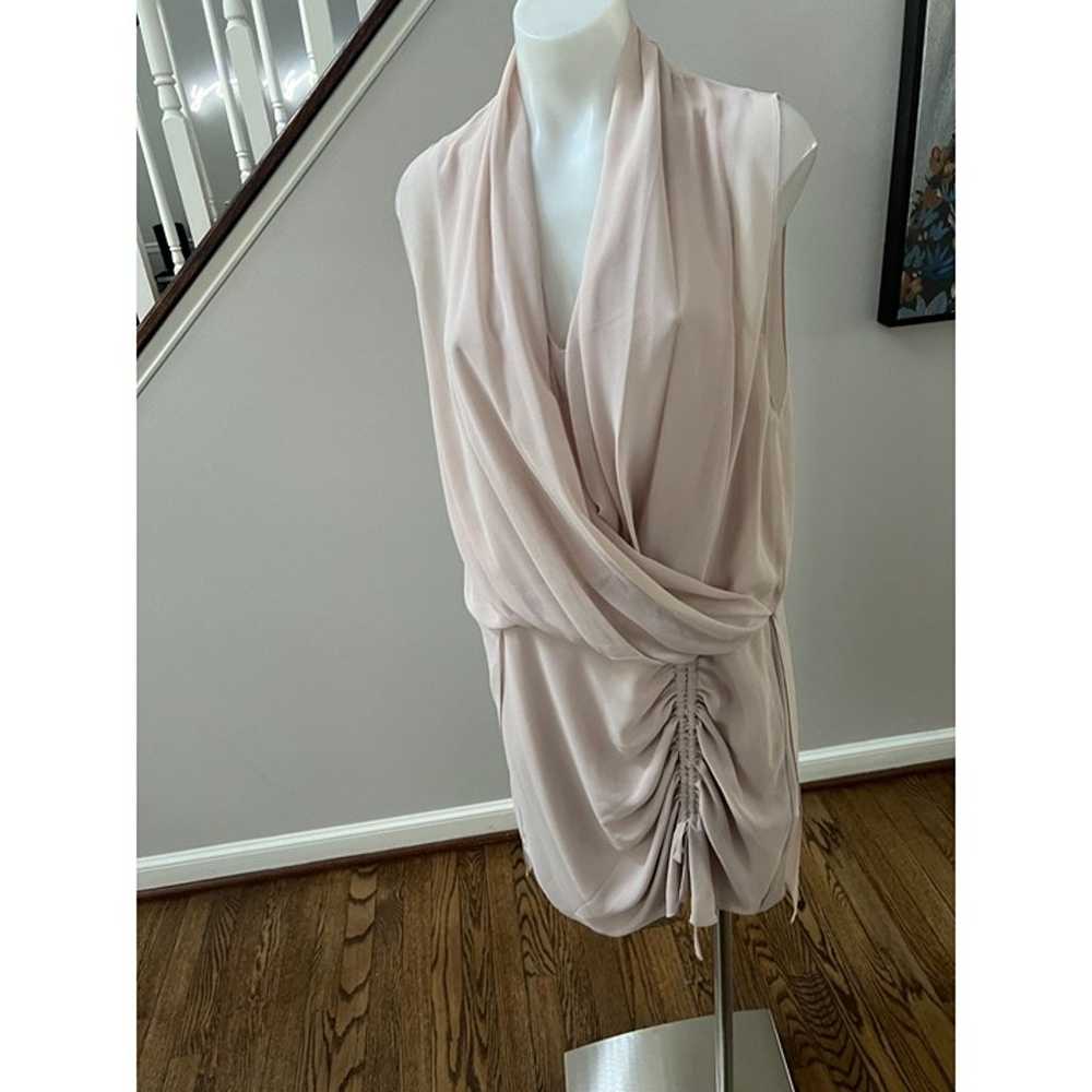 ALLSAINTS Cathea V Neck Layered Draped Mini Dress… - image 5