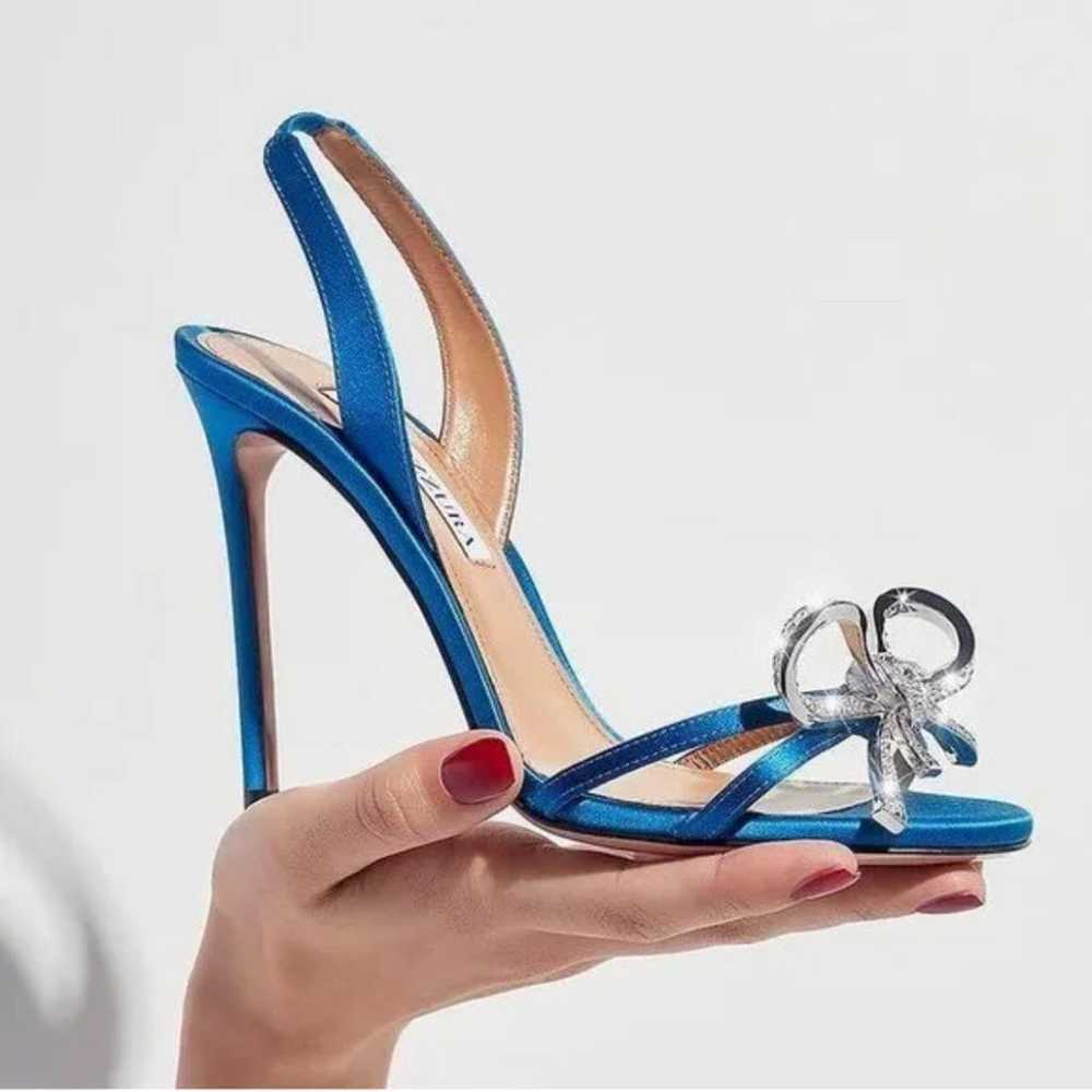 Aquazzura Cloth heels - image 10